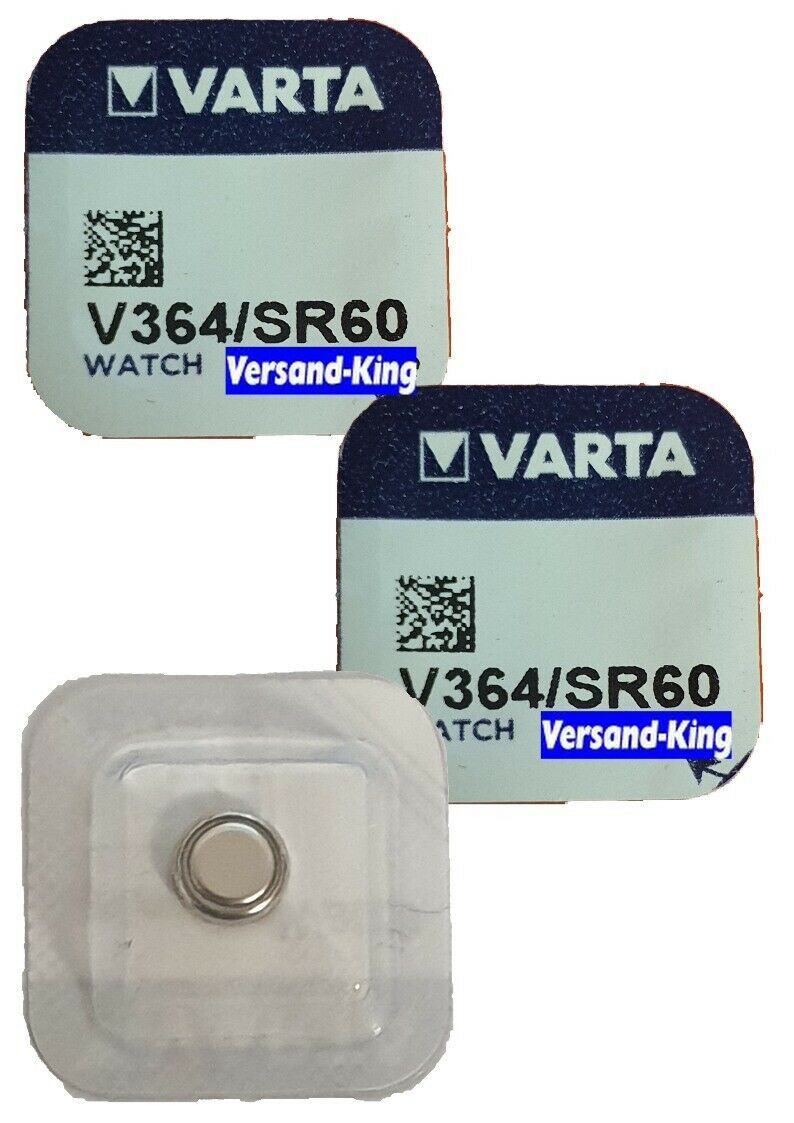 Batterie Knopfzellen Uhren Varta V321, V364, VV371, V377, SR65