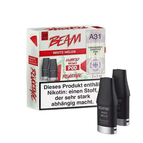 Revoltage Beam Pod White Melon- 2 x 600 Züge - 20mg/ml