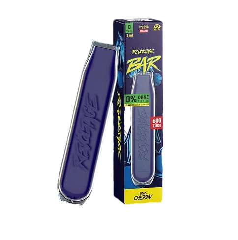 Revoltage Einweg E-Zigarette/E-Shisha - Bis zu 600 Züge - 0 mg/ml - Nikotin frei - Blue Cherry
