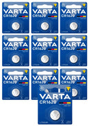 10x Varta CR1620 Lithium 3V Knopfzelle 1620