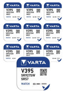 10 x VARTA V395 Knopfzelle 1,5 Volt V 395 Batterie SR57 LR 927 Uhrenbatterie AG 7
