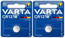 2x VARTA CR1216 Knopfzelle 3V Batterie CR 1216