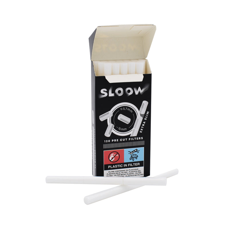 SLOOW xtra Slim Precut Filter Tips 120-D20 20 Packungen a 120 Filter