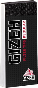 GIZEH BLACK Filter Tips Regular - 24 Heftchen a 35 Blatt