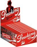 Smoking RED King Size plus Tips - 24 Hefte je 33 Blatt