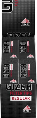 GIZEH BLACK Filter Tips Regular - 24 Heftchen a 35 Blatt