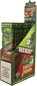 Juicy Hemp Wraps DE - RED ALERT - Blunt Rolls - 25 Päckchen a 2 Paper im Display
