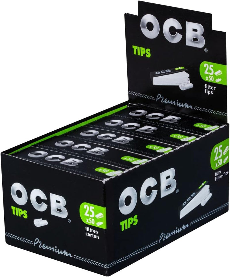 OCB Filter Tips - 25 Heftchen a 50 Blatt - perforiert
