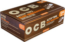 OCB ActivTips Slim unbleached - 7 mm - Virgin - Aktivkohlefilter mit Keramikkappen - 10 x 50 Stück = 500 Stück