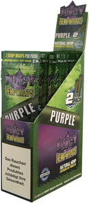 Juicy Hemp TERP Wraps DE - PURPLE  - Blunt Rolls - 25 Päckchen a 2 Paper im Display