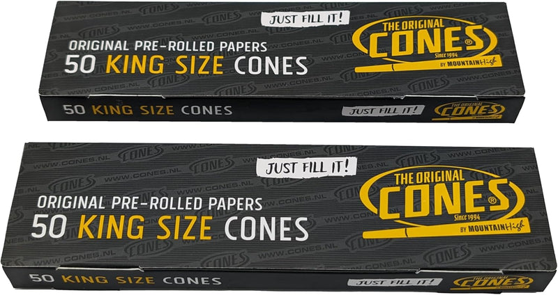 The Original Cones 2 x 50 Prerolled King Size Cones