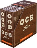 OCB Unbleached Virgin King Size Slim Paper 50 Heftchen a 32 Blatt