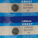 2 x 3V Lithium Batterie CR 927 Knopfzelle CR927