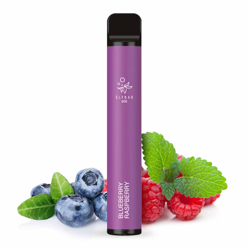 Elfbar 600 Blueberry Raspberry 20mg Nikotin ( Blaubeer Himbeer )  😋
