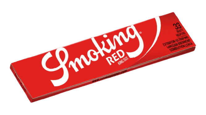 Smoking King Size Red 10 Heftchen mit je 33 Blatt