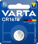 VARTA CR1616 Lithium-Knopfzelle 55mAh, 3V 1er Blister