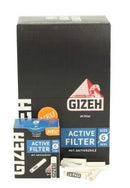 Gizeh 102 x Active Tips Slim Aktivkohlefilter 6mm 3x34er Filtertips