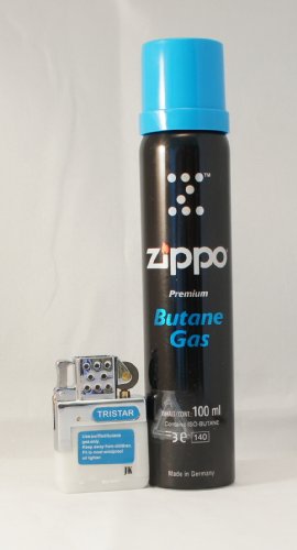 Zippo Butane Gas und Gaseinsatz