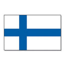 Flaggenking Finnland Flagge/Fahne, mehrfarbig, 150 x 90 x 1 cm, 16999