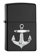 Zippo PL 28378 Anker Mini Emblem Feuerzeug, Messing, Design, 5,83,81,2