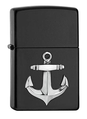 Zippo PL 28378 Anker Mini Emblem Feuerzeug, Messing, Design, 5,83,81,2