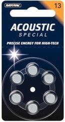 Hörgerätebatterie-RAYOVAC. Equivalences: EP13E, R13, NP13 NR48