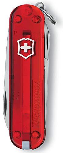 Victorinox Taschenmesser Classic SD (7 Funktionen, Klinge, Schere, Nagelfeile) rot B