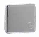 MM 16633 Zigaretten Etui FC Schalke 04 - Cigarette Case - Gravur Zigaretten Etui, Chrom, Silber, 6 x 4 x 2 cm