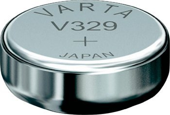 Knopfzelle Silberoxid - Uhrenbatterie V329 VARTA. 36mAh. 1.55V. 1er Blister