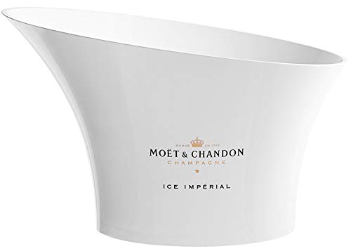 Moët & Chandon Ice Impérial XXL Champagner Kühler Eiskübel Flaschenkühler Champagne Eiswanne (weiß)