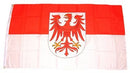 Flaggenking Brandenburg Flagge/Fahne, mehrfarbig, 150 x 90 x 1 cm, 16994