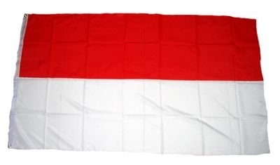 Flaggenking Schützenfest Fahne, rot/weiß, 150 x 90 cm
