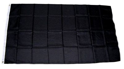 MM 16293 Trauer Fahne/Flagge, wetterfest, schwarz, 150 x 90 x 1 cm
