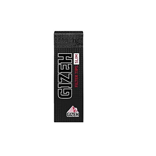 Gizeh Black Filter Tips Slim, 24 x 35