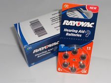60 St. RAYOVAC 4606 Acoustic 13 - für alle Hörgeräte mit Batterietyp 13