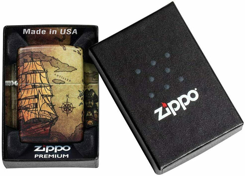 ZIPPO Feuerzeug 60005661 Pirate Ship 540° Color Print Premium Edition