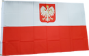 Fahne Flagge Polska Polen mit Adler XXL 150 x 250 cm mit 2 Ösen