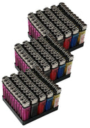 150 x Feuerzeuge Einweg Reibrad 3 x 50 er Verkaufsdisplay Einwegfeuerzeug