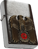 ZIPPO Feuerzeug Reichsadler Emblem Eisernes Kreuz + Zigarettenetui + Geschenkset