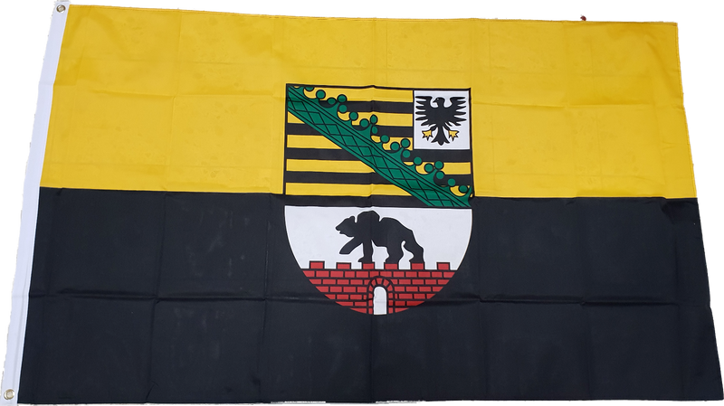 Fahne Flagge Bundesland Sachsen-Anhalt 90 x 150 cm mit 2 Ösen für Fahnenmast