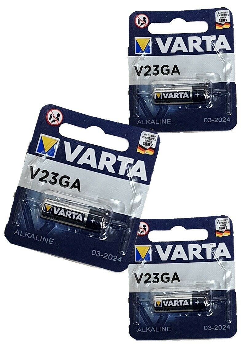 3 x VARTA V23GA   12V Batterie 23A z.B. für Fernbedienung , Funkklingel 12 Volt