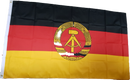 Fahne Flagge DDR 90 x 150 cm mit 2 Ösen