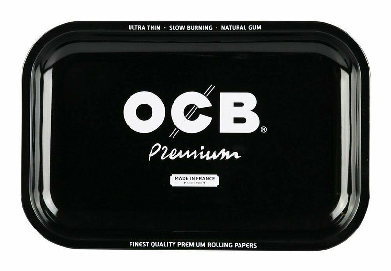 OCB Premium Metal Tablet schwarz Rolling Tray Black
