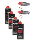 ZIPPO Original Zubehör : Benzin Feuersteine Docht Watte Filz Fluid Flint wick