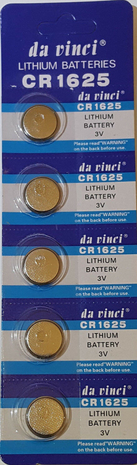 5 x 3V Lithium Batterie CR 1625 Knopfzelle CR1625