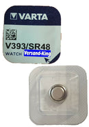 2 x VARTA V393 Knopfzelle 1,5 Volt V 393 Batterie 754 Uhrenbatterie AG 5   LR750