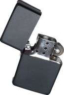 5 x Benzinfeuerzeug schwarz matt black matte