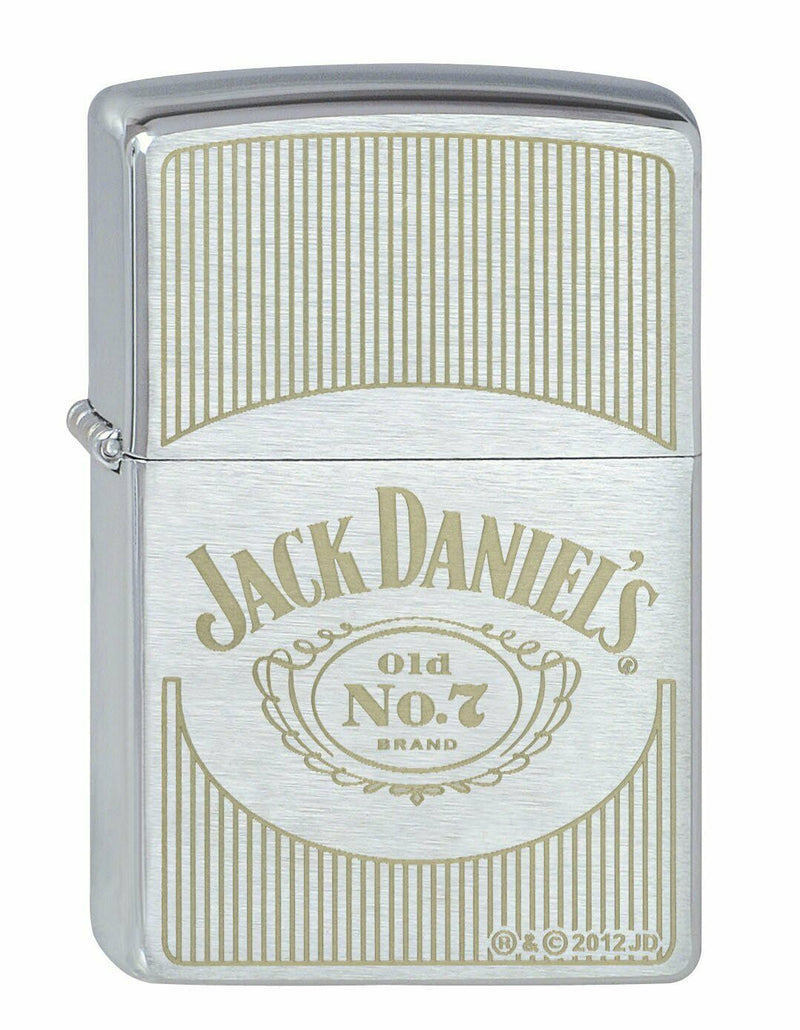 ZIPPO Feuerzeug 60001359 Jack Daniels classic Chrome brushed