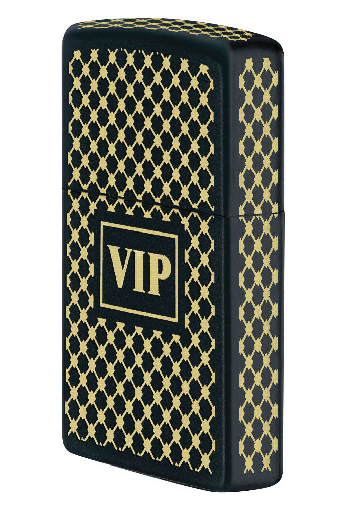 ZIPPO Feuerzeug 2003857 VIP allover Black matte