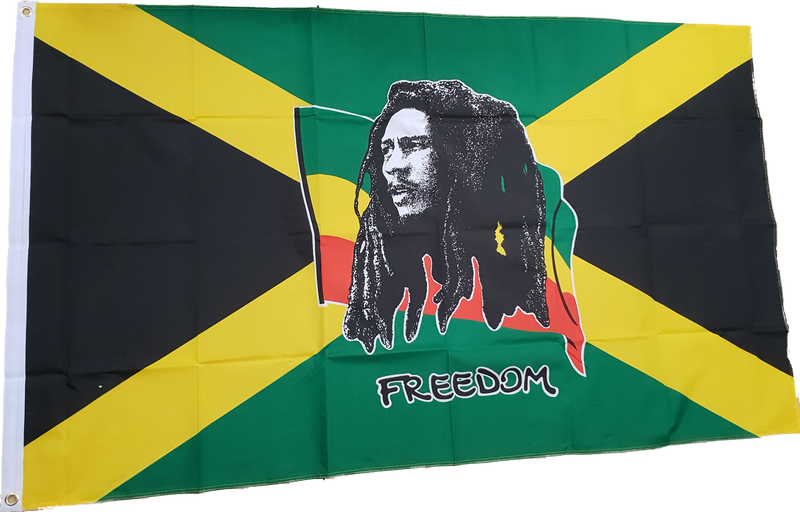 Fahne Flagge Jamaica Bob Marley 90 x 150 cm mit 2 Ösen